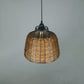 Cedar Pendant Lamp Noble: Willow Wicker Handmade Lamp Home Cafe Restaurants Decor [30cm/12in Dia]