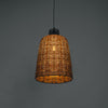 Cedar Pendant Lamp Grand: Willow Wicker Handmade Lamp Home Cafe Restaurants Decor [25cm/10in Dia]