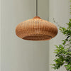 Akasa 2.0: Designer Hanging Pendant Lamp | Willow-Wicker Chandelier | Handmade Cafe Lighting [30cm/12in, 45cm/18in Dia]