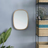 Mira Squircle Wall Mirror: Small Japandi Style Minimal Wall Mirror [45cm/18in(W) x 60cm/24in(H)]